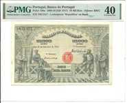 Nota 10.000 reis 1910. PMG 40 - Muito rara