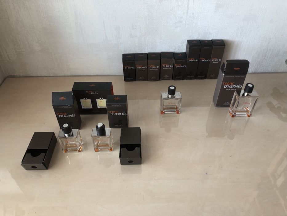 Флаконы от духов Hermes. Коробки от Хермес Оригинал.