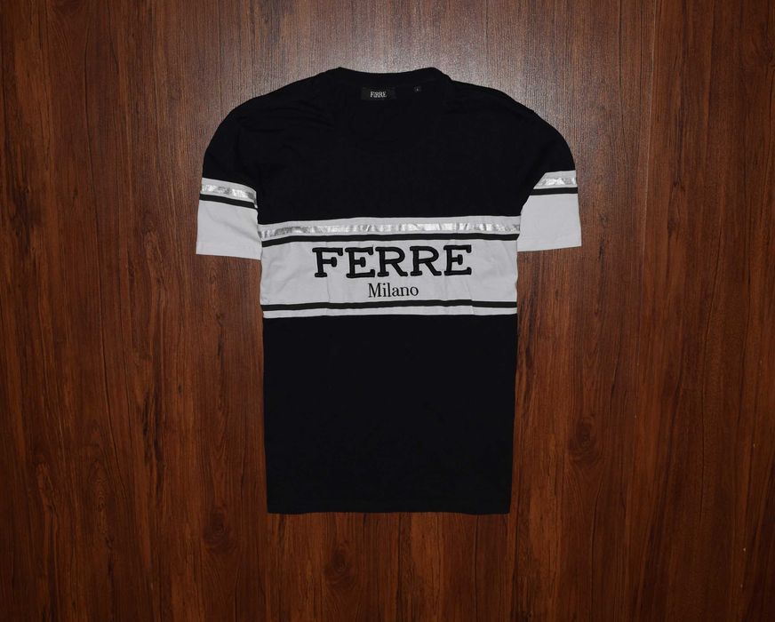 Gianfranco Ferré Milano Print T-Shirt (Мужская Премиальная Футболка )