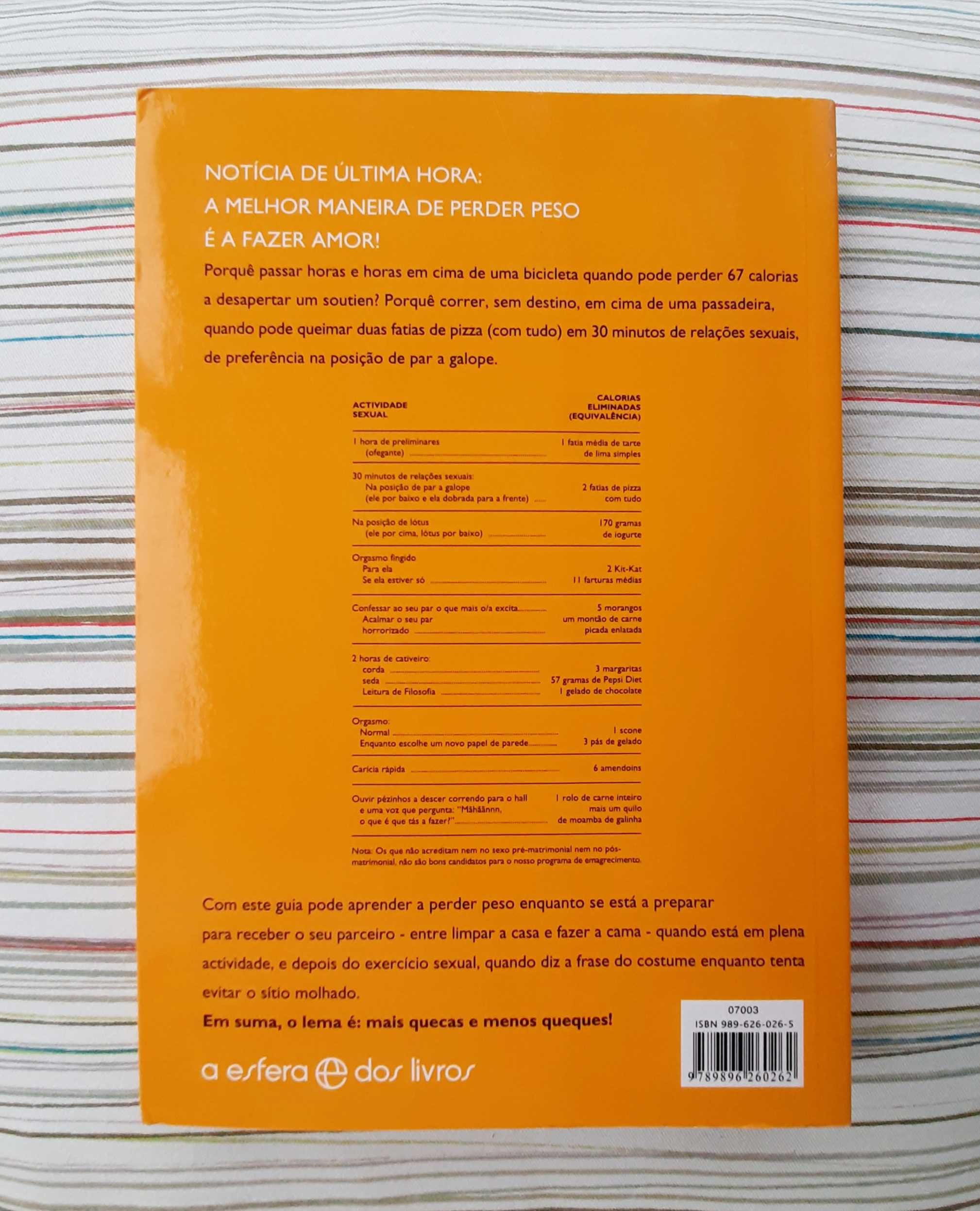 Livro "Como Perder Peso num Abrir e Fechar de Pernas"- Richard Smith