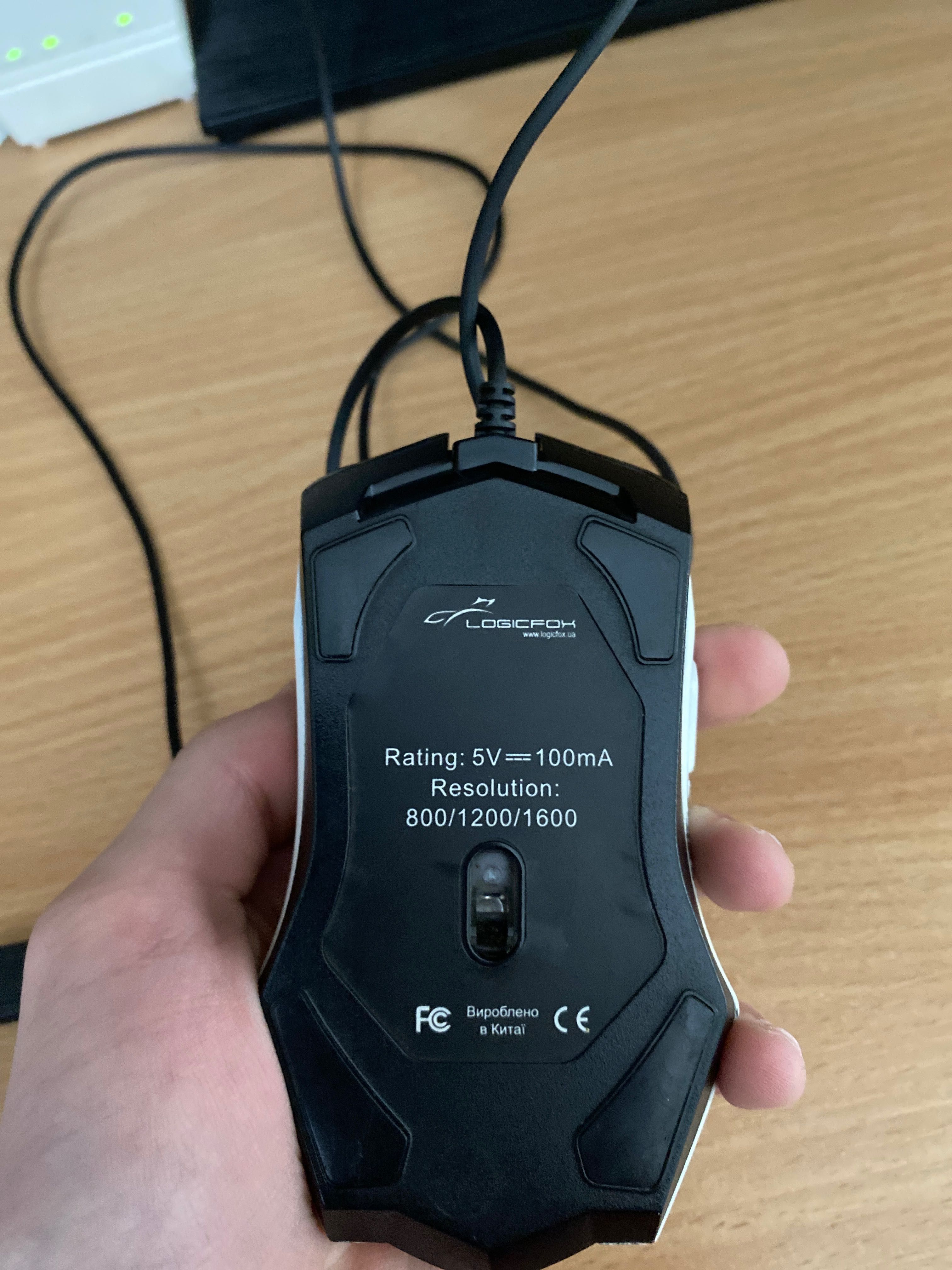 Мишка LogicFox MS-062 USB Black