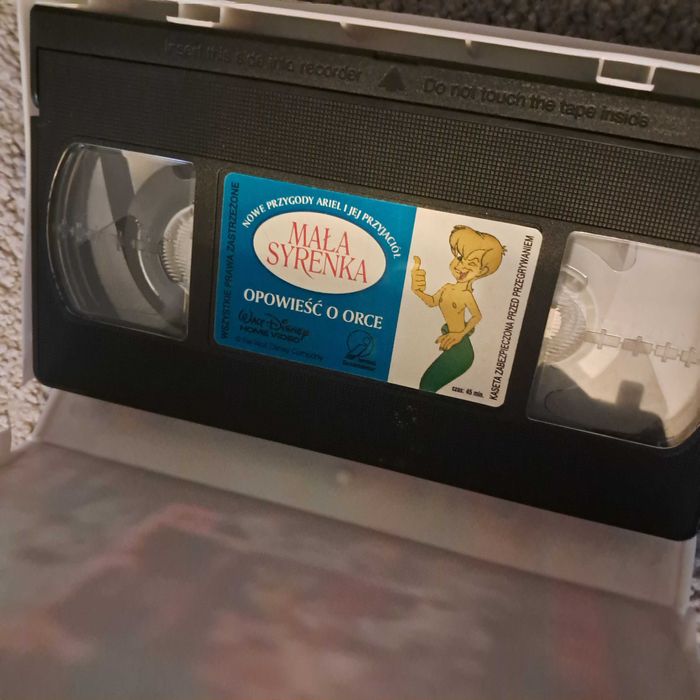 Kasety VHS dwie części Mala Syrenka