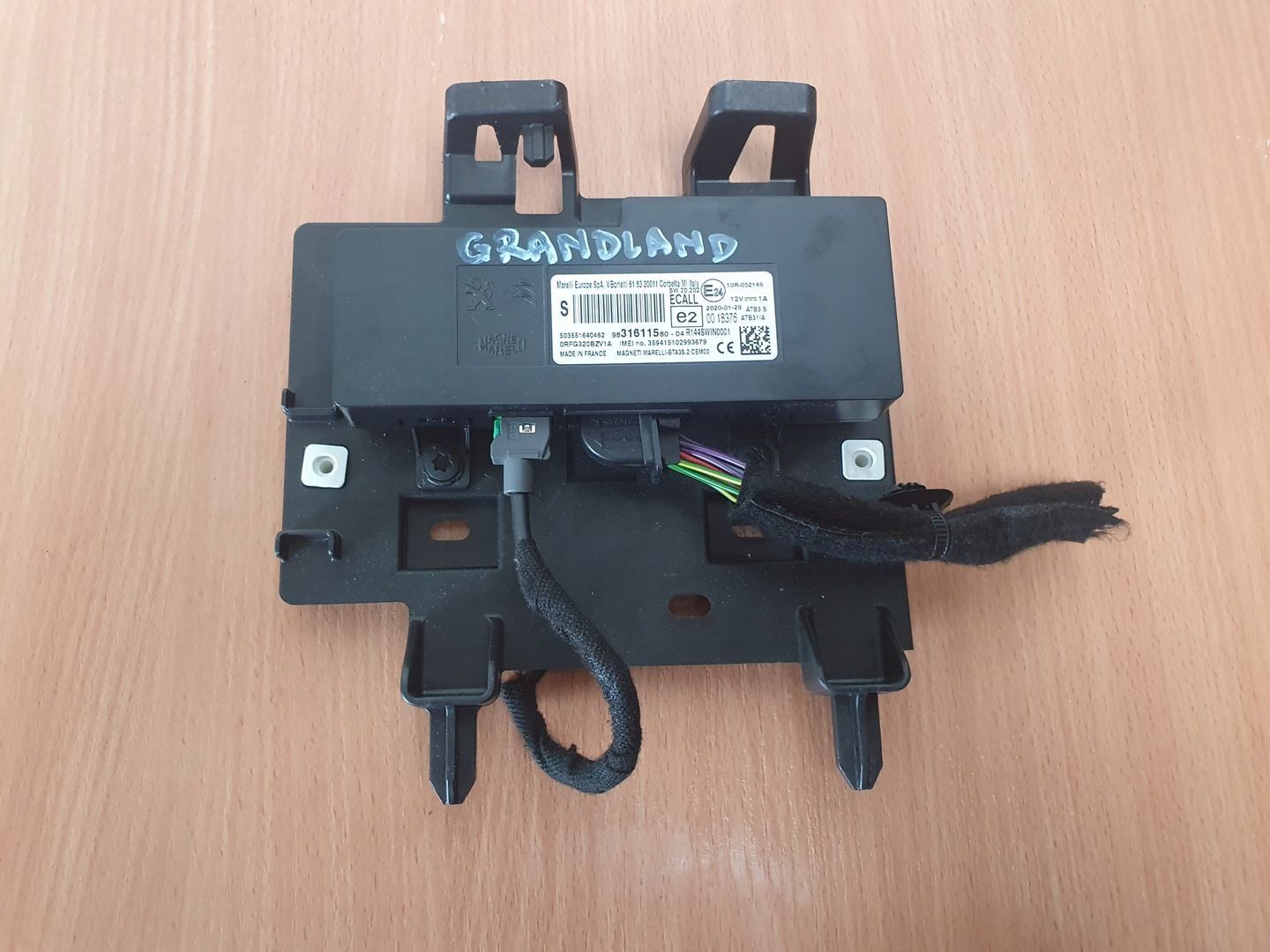 MODUŁ BLUETOOTH STEROWNIK 9831611580 OPEL GRANDLAND X CORSA F PEUGEOT 208II