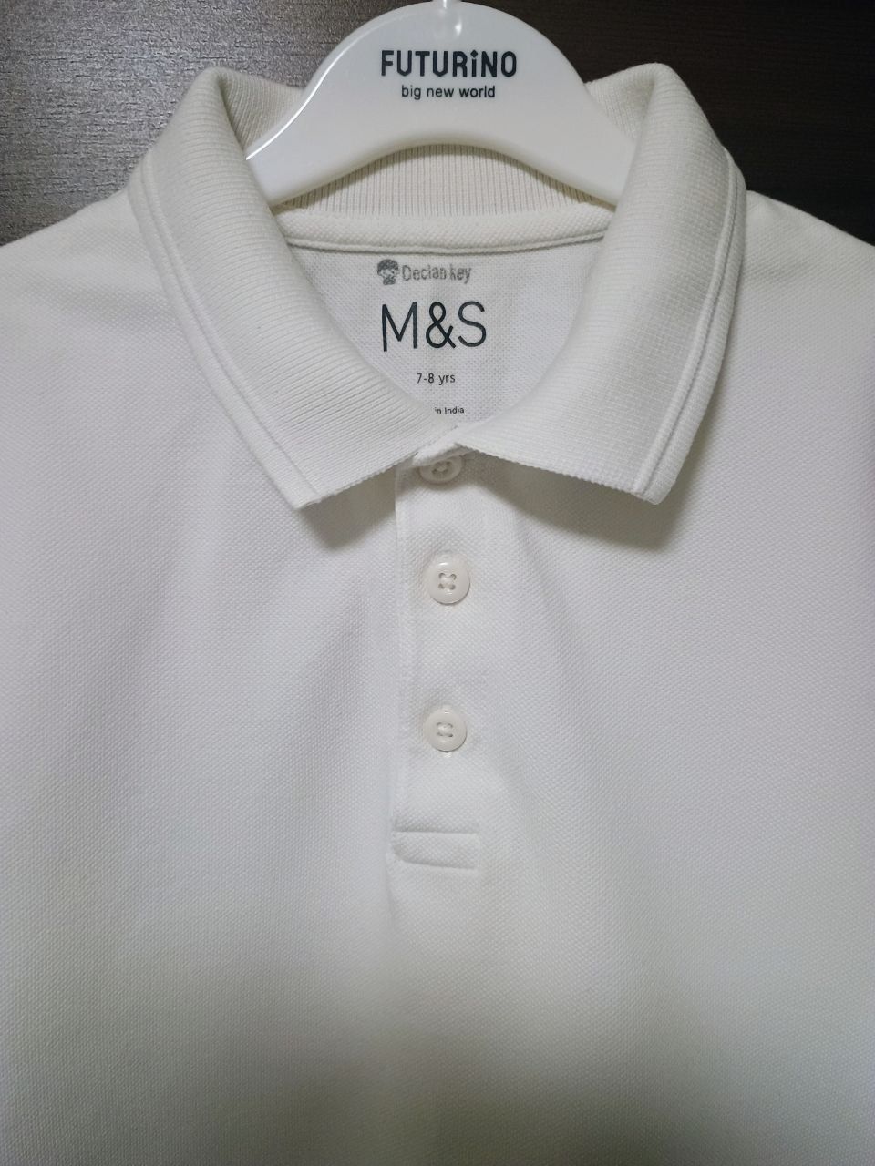 Дитяча фірмова кофта поло M&S з довгим рукавом 128см