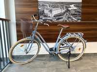 IDEALNY STAN Rower miejski BTWIN Elops 520 Niebieski S/M
