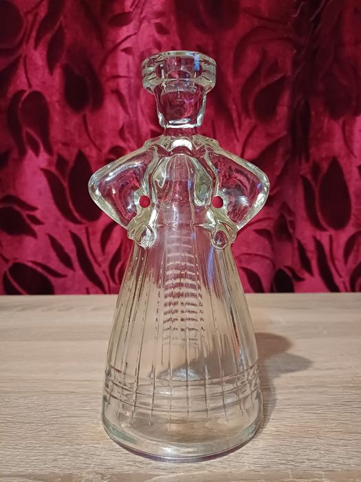 Szklany świecznik Karolinka Ząbkowice