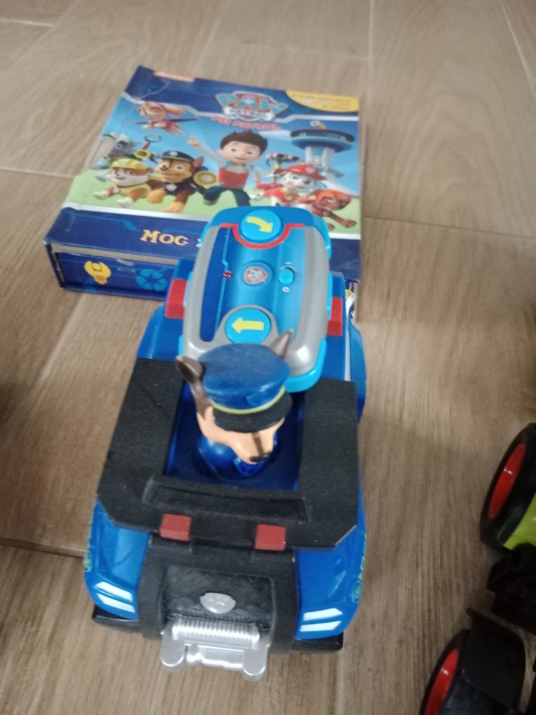 Auto zdalniesterowane psi patrol chase ciągnik