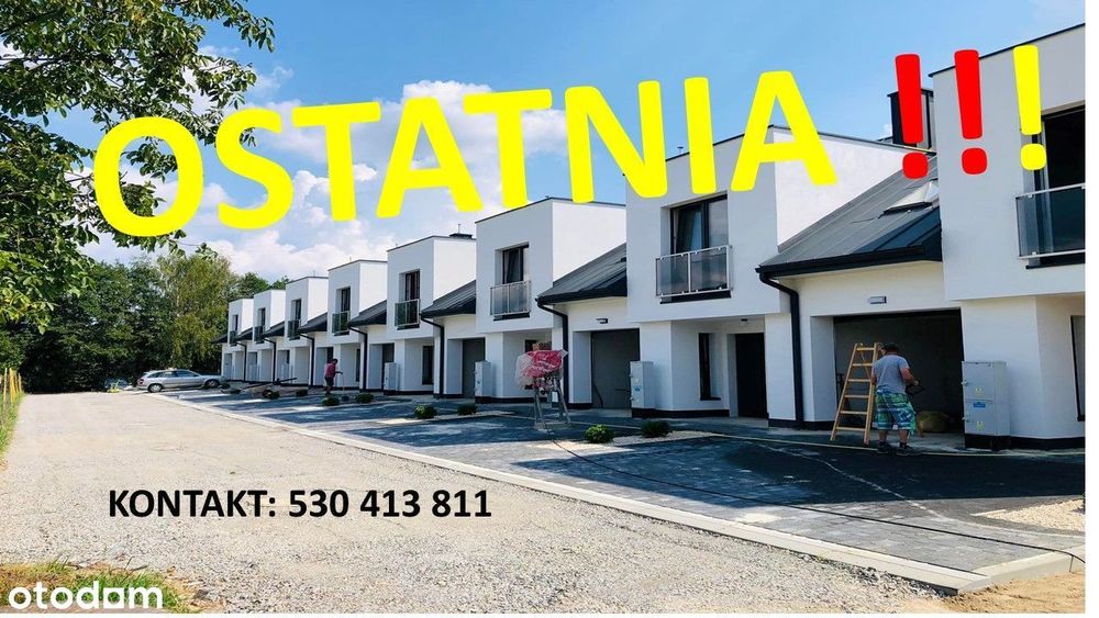 OSTATNIA 1 szt! DOM Szeregówki Świlcza BEZ PROWIZJ