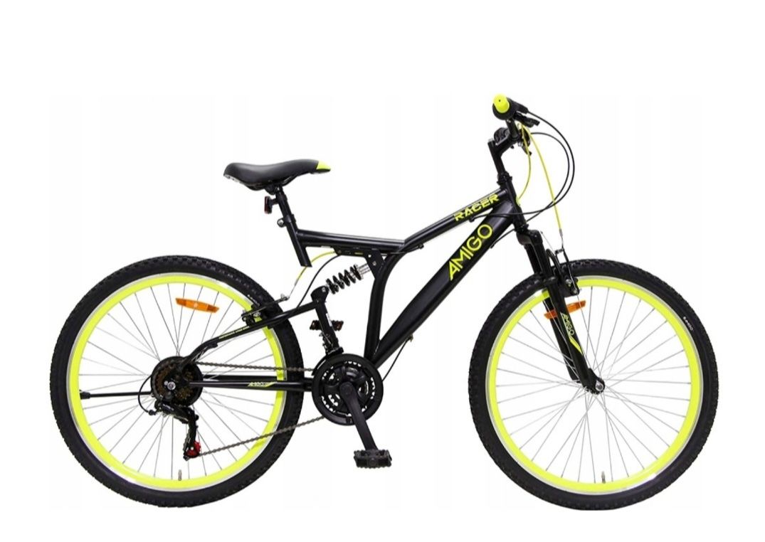 Rower MTB Amigo Racer 26" Shimano, 2x amortyzator