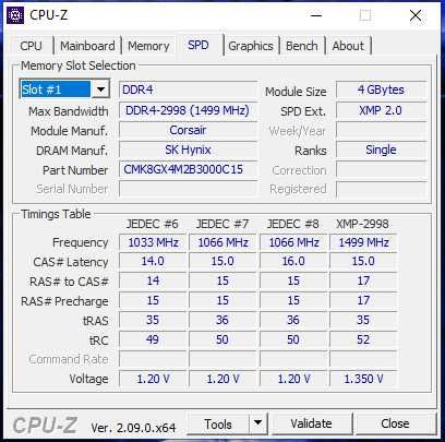 Оперативная память CORSAIR Vengeance DDR4 3000MHz 8GB (2x4GB)