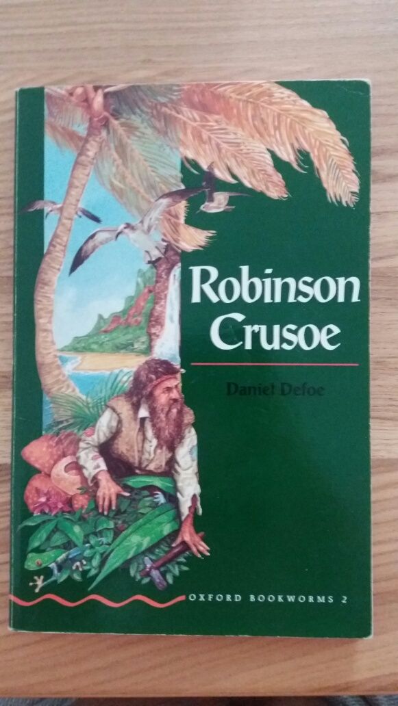 Livro Robison Crusoe (versão inglesa adaptada Oxford Bookworms 2)