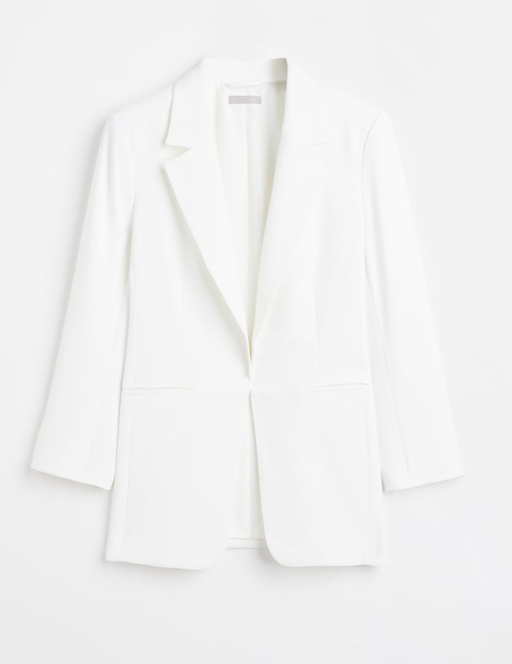 Marynarka biała H&M gładka elegancka
