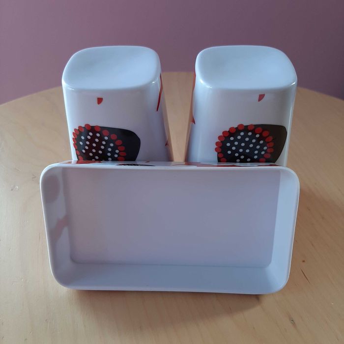 Conjunto 2 Copos WC + Base - Plástico