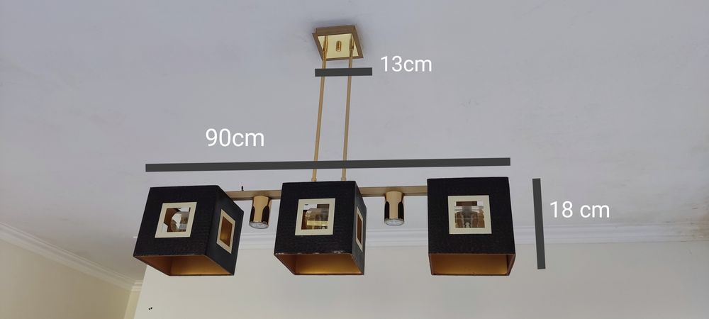 Candeeiro de teto 5 focos