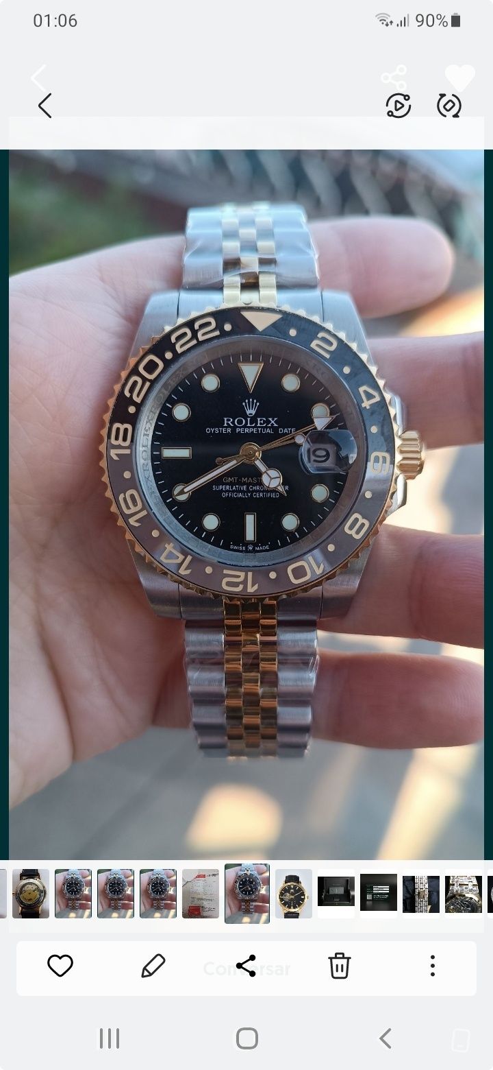 Relógio Rolex Automatico Novo