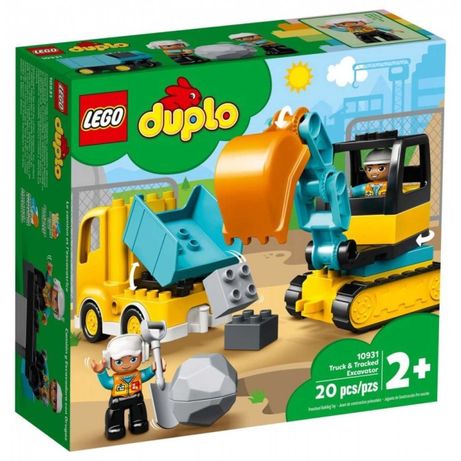 Lego Duplo 10931 Грузовик и гусеничный экскаватор. В наличии