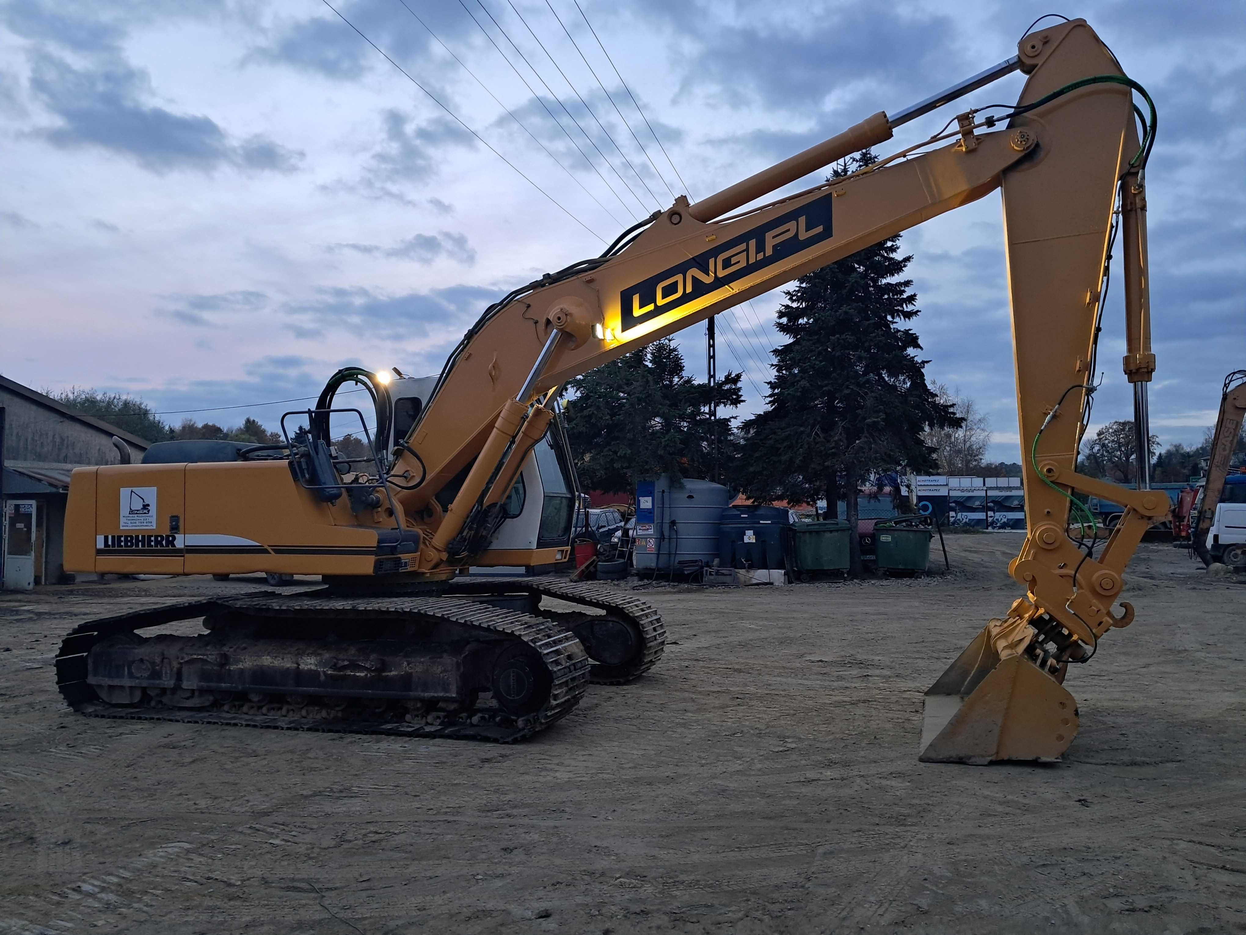 Wynajem Koparki Gąsienicowej 25 T z operatorem System 3D prace ziemne