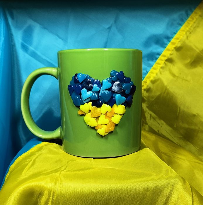 Чашка з українською символікою Ручної роботи