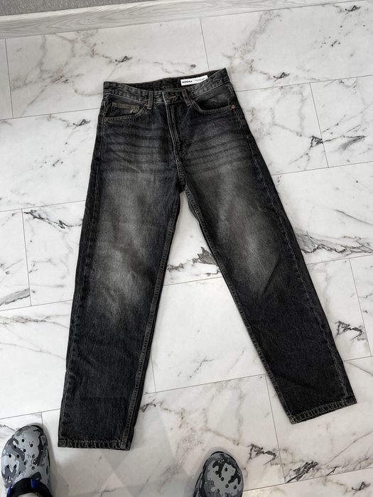 сірі чоловічі джинси бершка 29/32 Ска-Мка