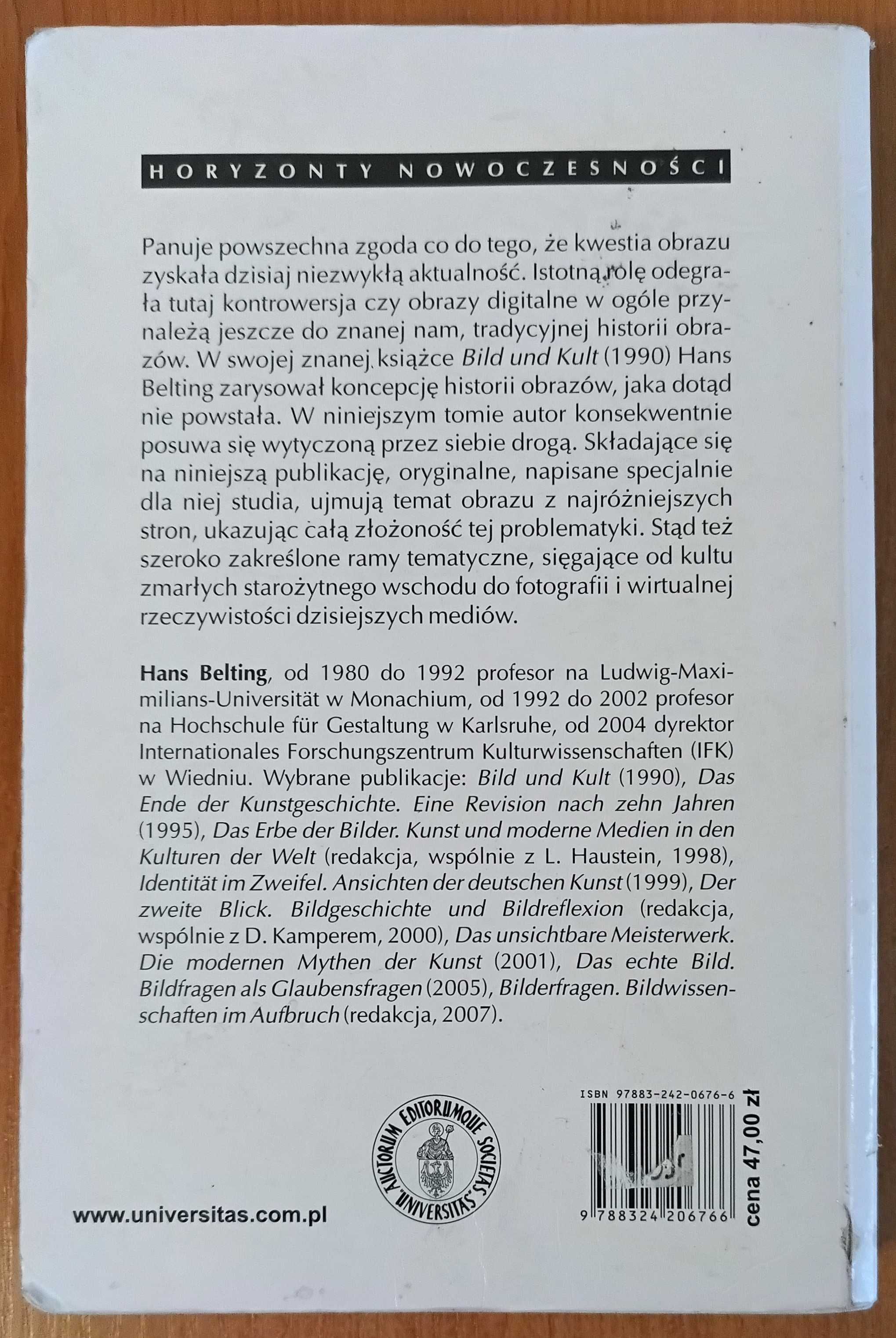 Hans Belting "Antropologia obrazu. Szkice do nauki o obrazie"