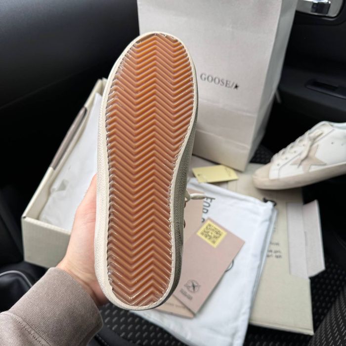 Жіночі кеди кросівки голден гуси Golden Goose white beige premium