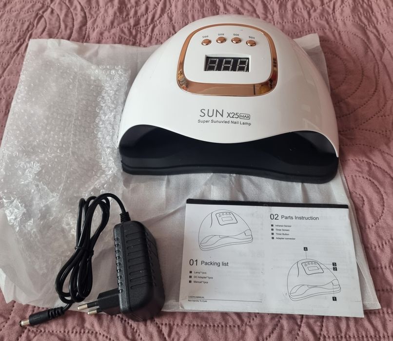 Nowa lampa sun x25 max do paznokci hybrydowych 35W
