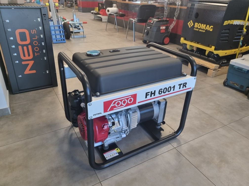 Agregat Prądotwórczy FOGO FH6001TR 6.2 kW Honda AVR wysyłka 24h