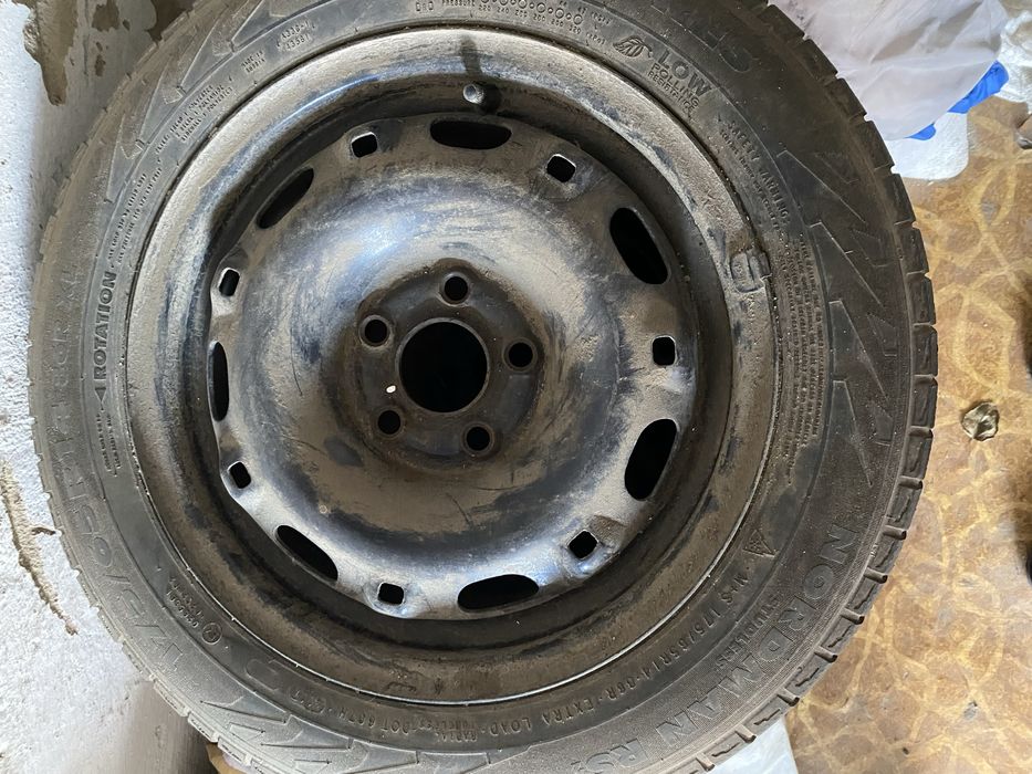 Диски металічні + гума 175/65 r14