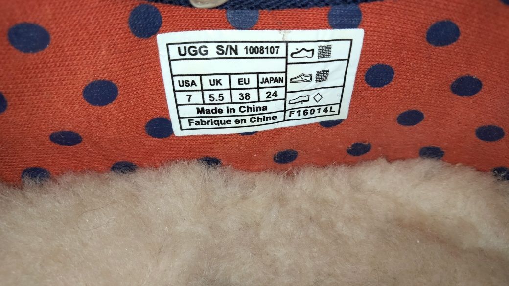 Нові жіночі сліпони UGG 38 р. уггі  кеди текстильні мокасини