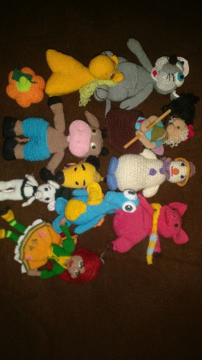 Вязание крючком игрушки из сказок,пишите