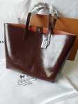 Shopper Coach w kolorze bordowym