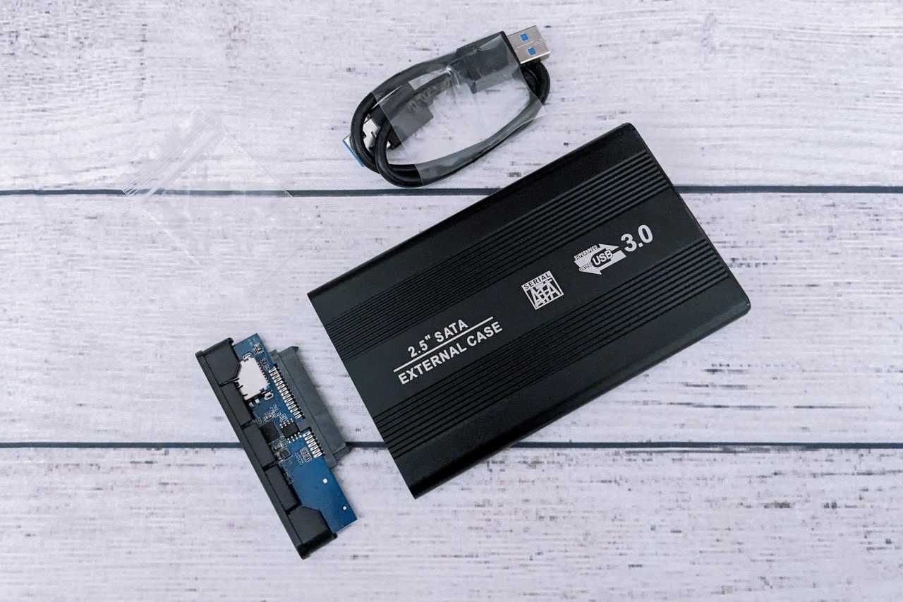 Внешний USB 3.0 карман для SSD HDD 2.5" металлический корпус SATA 3