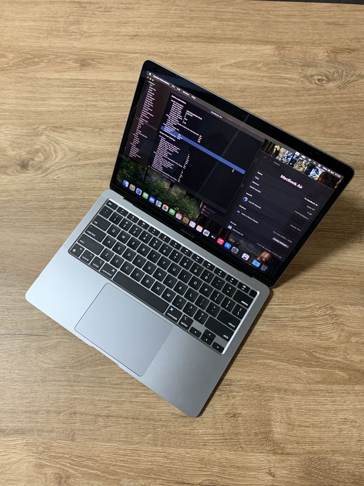 MacBook Air 13 M1 8/256Gb Space Gray 2020 б/у ноутбук