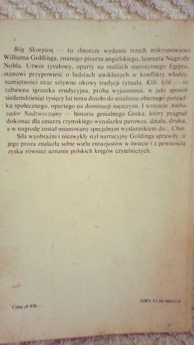 Bóg skorpion.