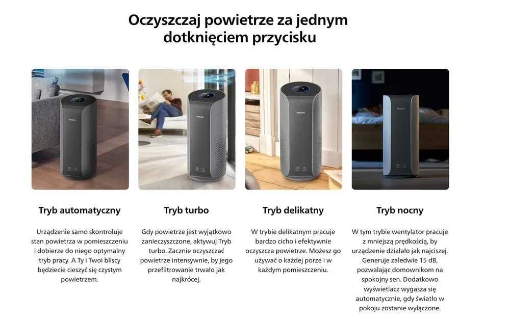 Oczyszczacz powietrza Philips AC2959/53 NanoProtect HEPA promocja