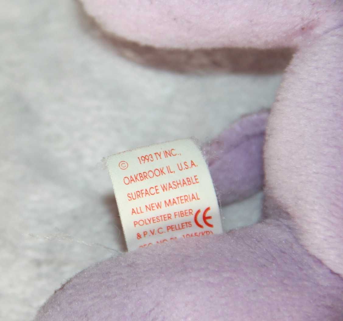 Ty Beanie babies baby Happy Hippo Hipopotam Hipcio bear Miś 1993