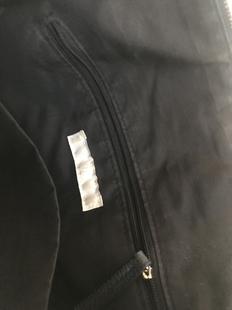 Czarna duża, pojemna torebka na ramię shopper H&M