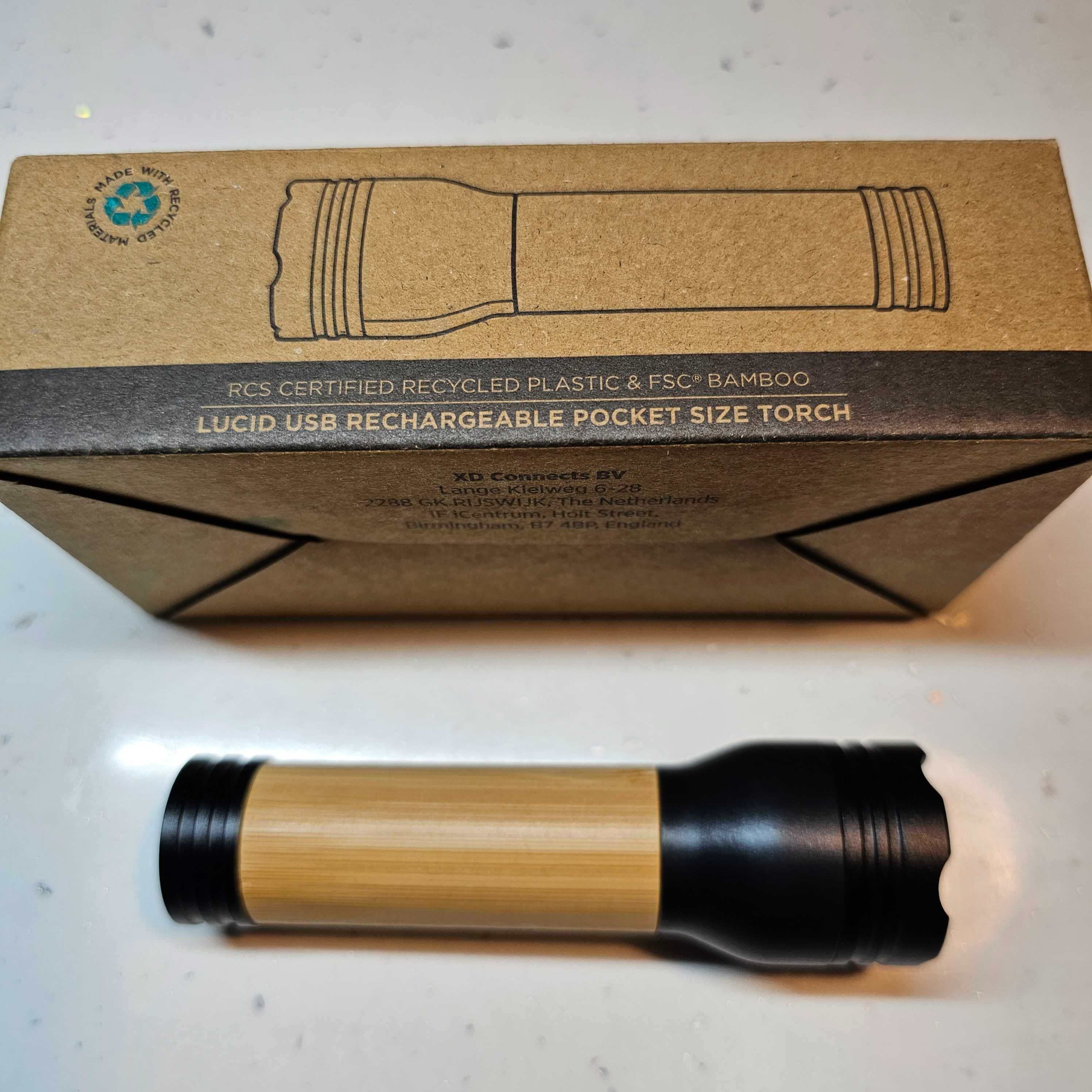 Latarka 5W Lucid bambus.