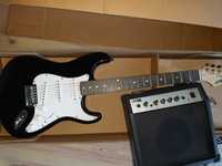 Gitara elektryczna Stratocaster, Nowa za pół ceny ze wzmacniaczem