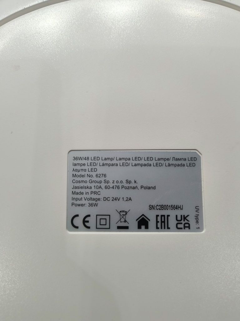 Lampa Neonail LED 36W/48 LCD Display