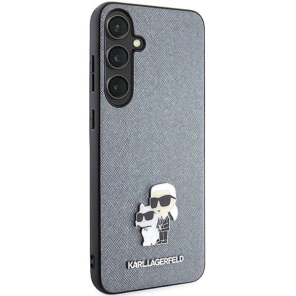 Etui Karl Lagerfeld Saffiano Karl&Choupette Metal Pin na Samsung Galax
