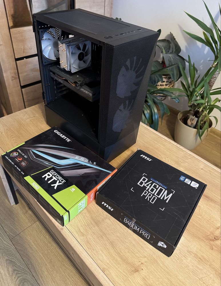 Komputer RTX 3060 i5 10400f 16GB 500GB Gaming do gier