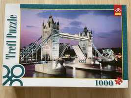 Puzzle 1000 szt. Londyn, Tower Bridge, widok, jak nowe