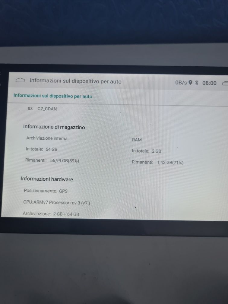 Штатна магнітола для Fiat Tipo 2016-2020
