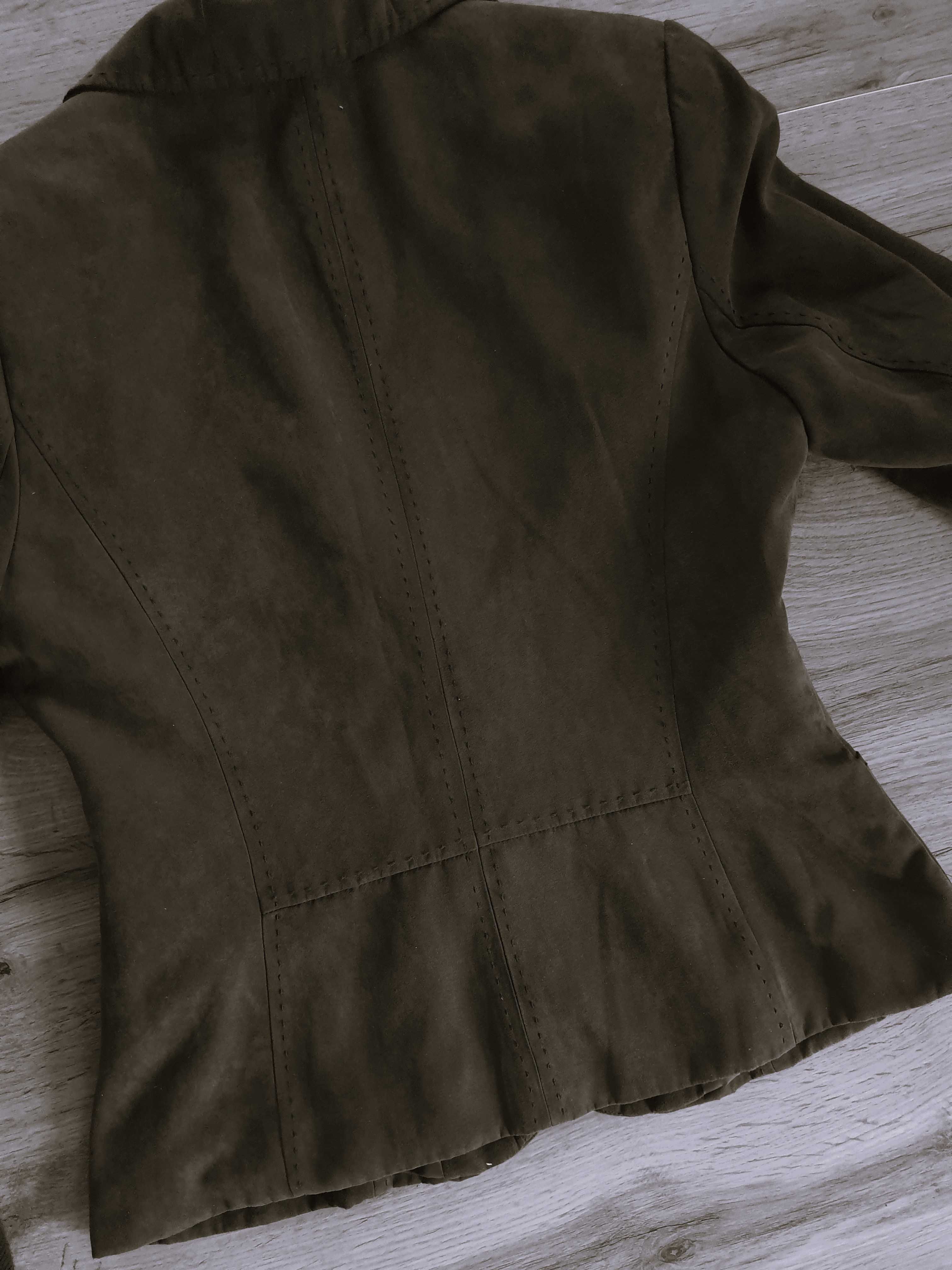 Przepiękny, elegancki brązowy żakiet, marynarka, H&M, rozmiar s, 36