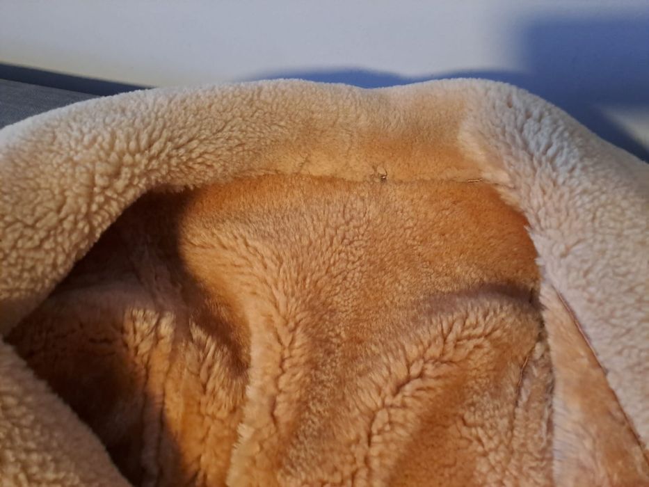 korzuch męski owczy prawdziwa skóra