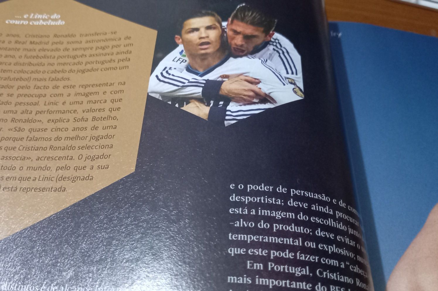 Cristiano Ronaldo 2014 a marca em capa, revista e conteúdos