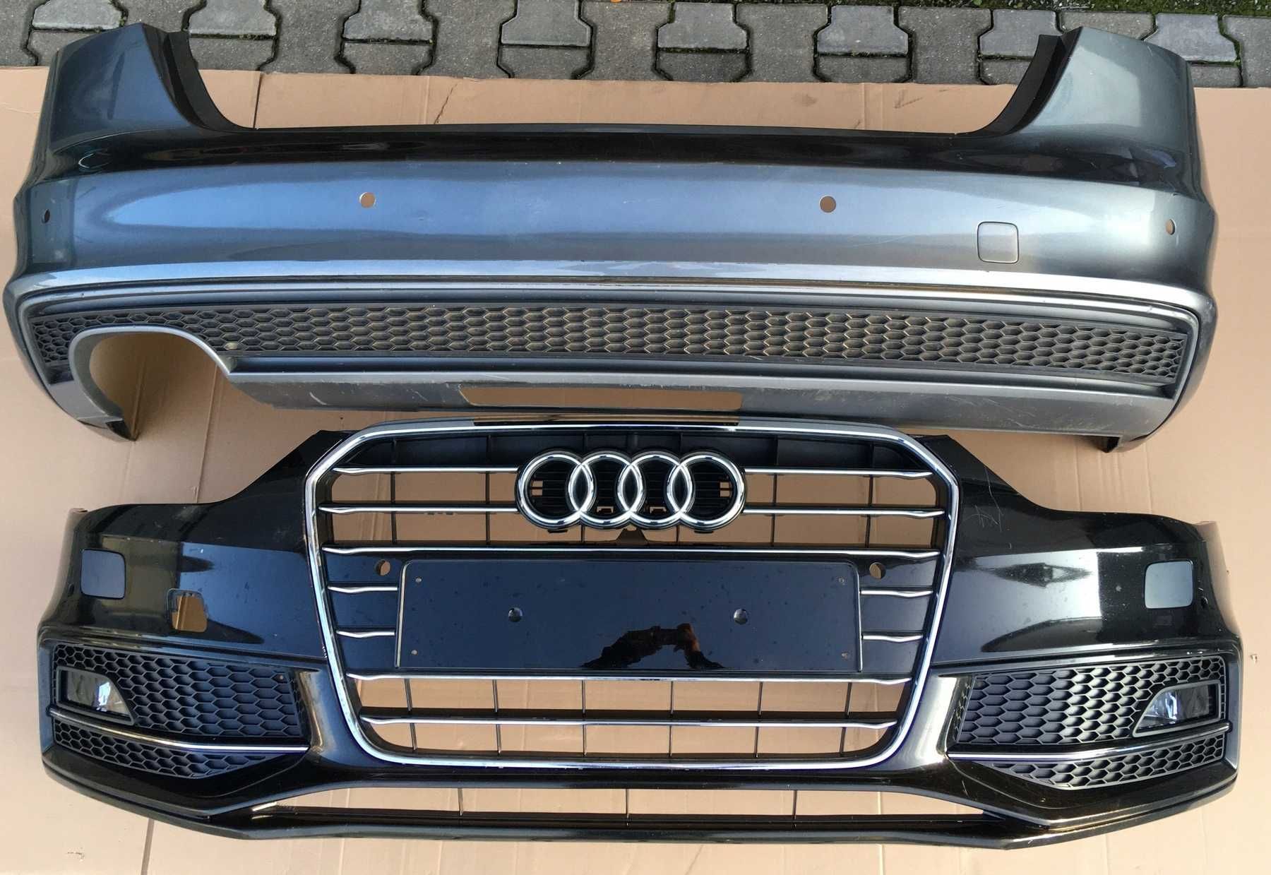 Audi A4 B8 Бампер задний рестайл дорестайл