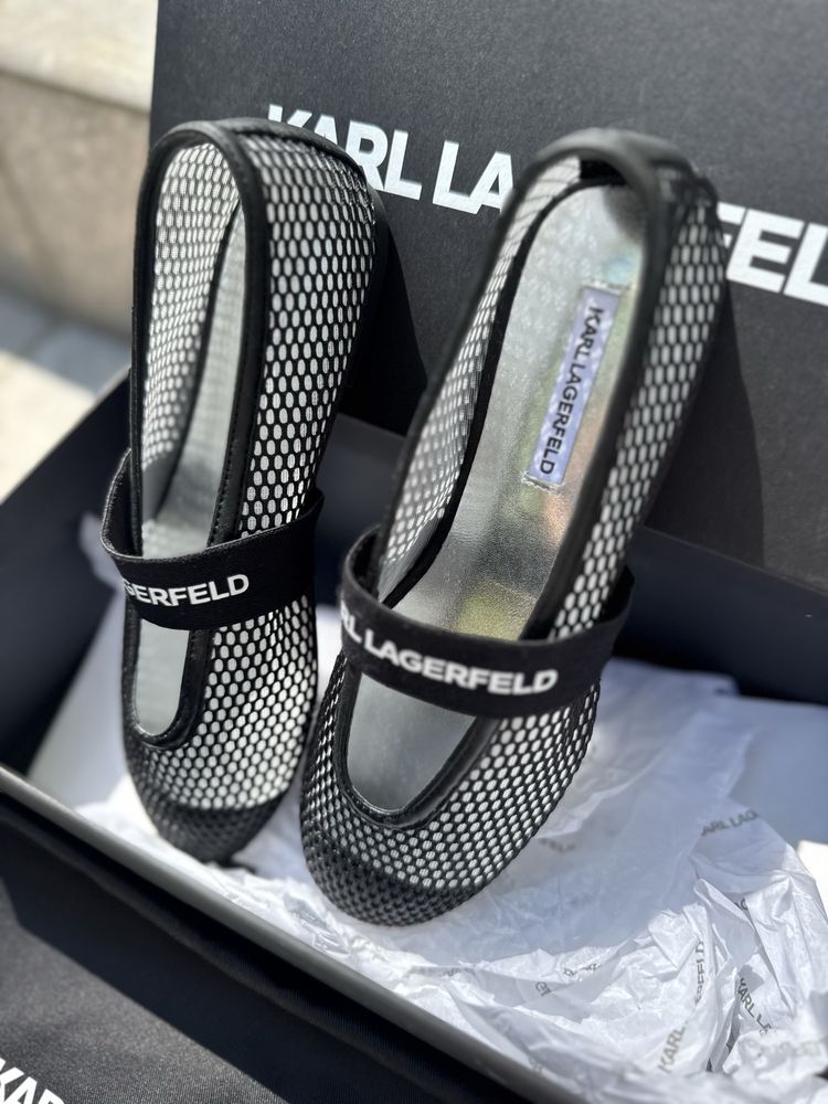 Балетки сітка karl lagerfeld ксрл лагерфельд