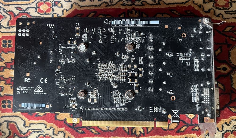 Karta graficzna MSI GeForce Gtx 1050ti 4GT OC 4GB GDDR5